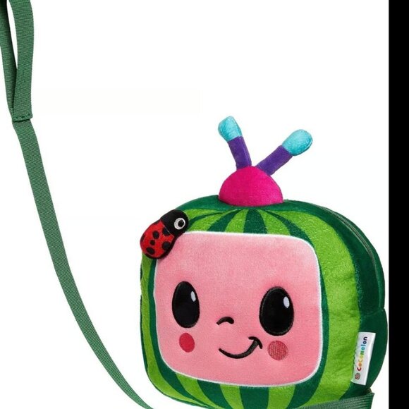 Plush-Cocomelon Kids Backpack with Safety Leash,Anti-Lost Children Toddler Backp - Picture 5 of 6